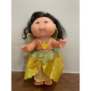 Cabbage Patch Kid Garden Fairy Doll 8" VTG 1995 Water Blossom Wings Dress Mattel